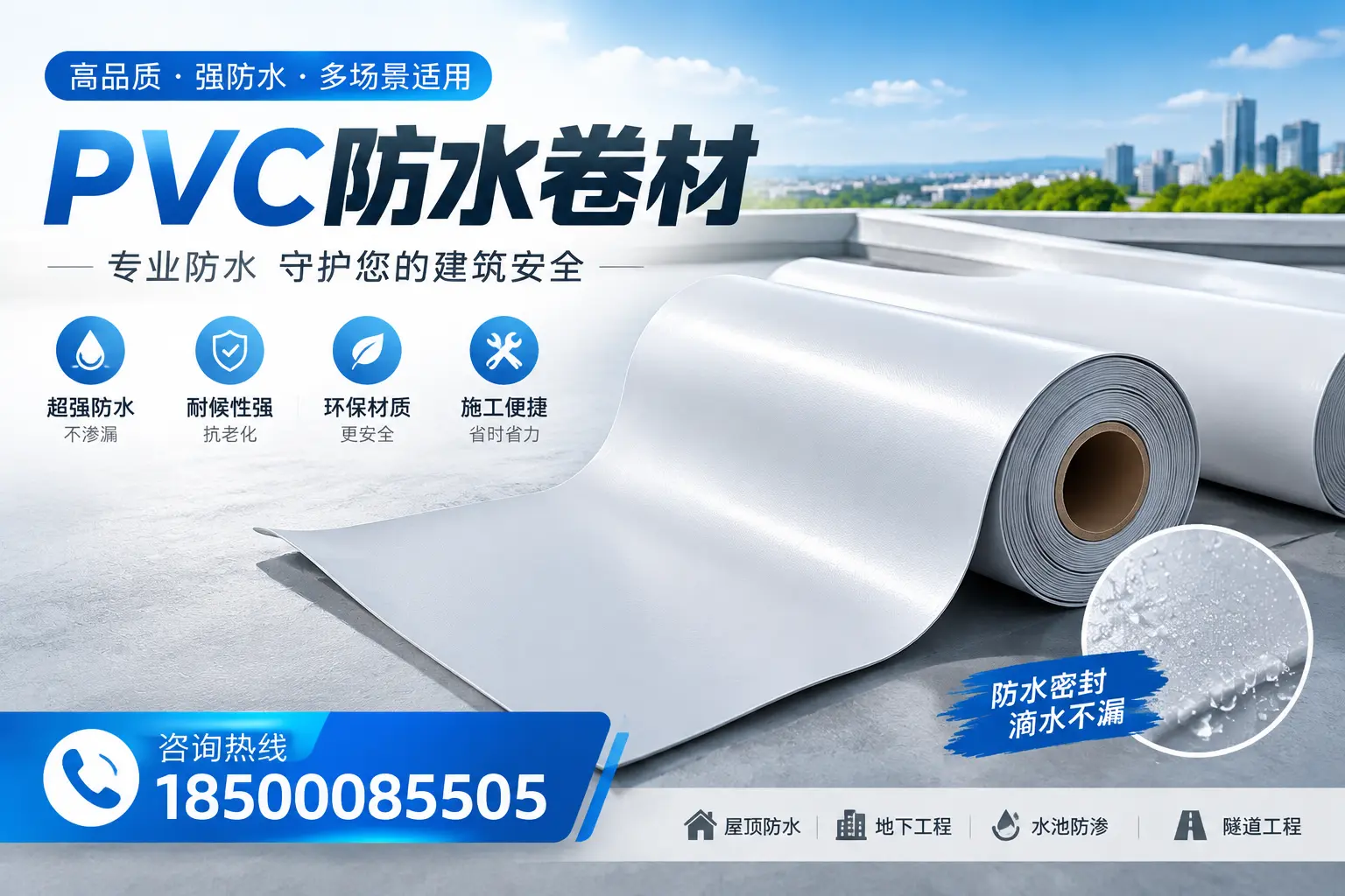 PVC防水卷材的市场竞争分析，西双版纳品牌选择参考